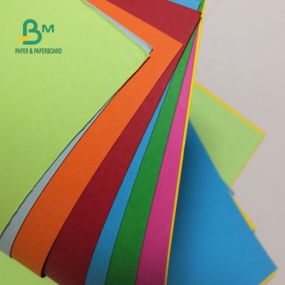 180gsm 230gsm Uncoated Colorful Origami Paper For DIY Craft 640 * 900mm